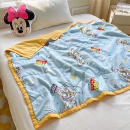 [Top Value] Chăn Trẻ Em Cotton Đũi Disney Cho Bé, Chăn Disney Cho Bé Đi Học Kích Thước 1m1x1m5 8