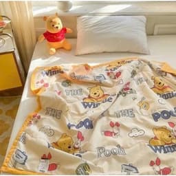 [Top Value] Chăn Trẻ Em Cotton Đũi Disney Cho Bé, Chăn Disney Cho Bé Đi Học Kích Thước 1m1x1m5 9