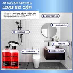 Dung Dịch Xịt Tẩy Rửa Bồn Cầu SANIITEC 500ml – Tẩy Cặn Bẩn, Làm Sạch Toilet, Khử Mùi Hiệu Quả 3