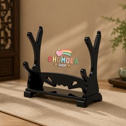 Giá Đỡ Mô Hình Kiếm Trưng Bày Phong Cách Cổ Trang Bằng Nhựa Đế Đặt Kiếm Mini Decor Anime Cosplay 1