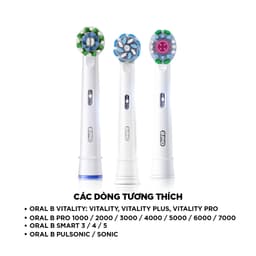 [HỎA TỐC 2H-4H] Combo tiết kiệm set 4/6/8 đầu bàn chải Oral-B Chính Hãng Vitality Pro Deep Clean/Whitening/Sensitive 8