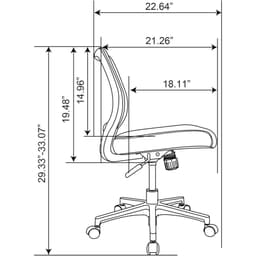 Ghế xoay văn phòng cao cấp Adley/ HP-5007 7