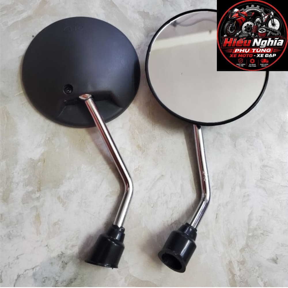 Cặp Gương , Kính Chiếu Hậu Xe Máy Mini – Chân 8 Ly Ren Thuận (Xe Cub 81, Xe Điện, Nhiều Dòng Xe)