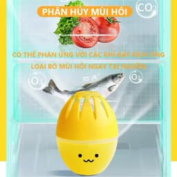 Khử Mùi Tủ Lạnh Lemon Hộp 3 Viên 30g - Khử Mùi Hôi, Kháng Khuẩn, Giữ Thực Phẩm Tươi Lâu, Dùng Cho Ngăn Mát & Ngăn Đông 3