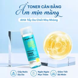 [S-VIP] Toner Sạch Sâu Hỗ Trợ Giảm Mụn, Mờ Thâm,Sáng Da Compliment Facial Glycolic Acid, AHA/BHA Acids 200ml 3