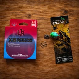 (Tặng Khoá link)Dây Dù Câu Lure LK Hòa X8 100m + Mồi Lure PE 8 Sợi Mềm Mượt, Siêu Chắc, Ném Xa, Chịu Tải Cao, Câu Cá Lớn 7