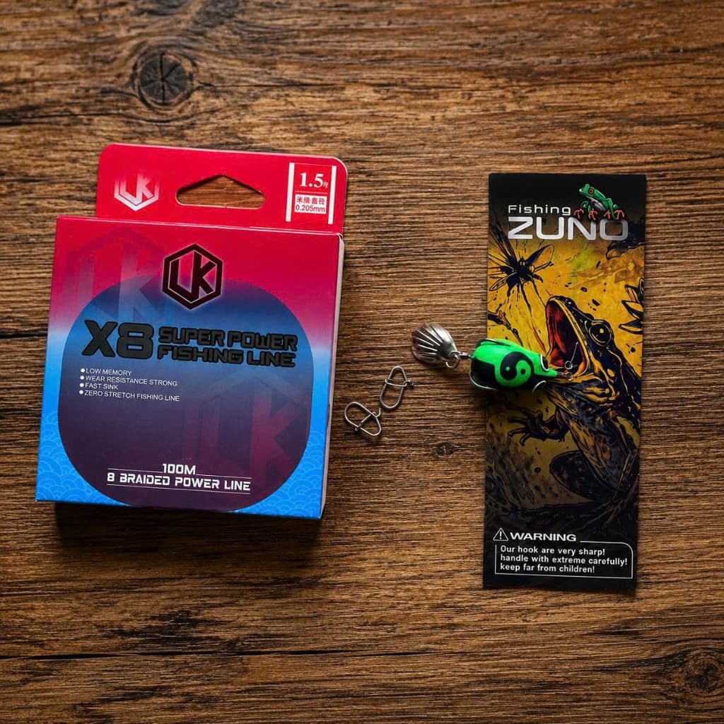 (Tặng Khoá link)Dây Dù Câu Lure LK Hòa X8 100m + Mồi Lure PE 8 Sợi Mềm Mượt, Siêu Chắc, Ném Xa, Chịu Tải Cao, Câu Cá Lớn