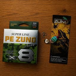 Dây Câu PE ZUNO X8 150m Chính Hãng + Mồi Lure (Tặng Link)Dây Braid 8 Sợi Chuyên Câu Lure,Siêu Bền,Chống Xù,Ném Xa 2