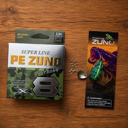Dây Câu PE ZUNO X8 150m Chính Hãng + Mồi Lure (Tặng Link)Dây Braid 8 Sợi Chuyên Câu Lure,Siêu Bền,Chống Xù,Ném Xa 8