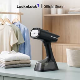 Bàn Ủi Hơi Nước LocknLock Hút Vải Thông Minh ENI216BLK 270ml, Hàng Chính Hãng, Phủ Sứ Hạn Chế Bám Dính - JoyMall 1