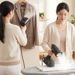 Bàn Ủi Hơi Nước LocknLock Hút Vải Thông Minh ENI216BLK 270ml, Hàng Chính Hãng, Phủ Sứ Hạn Chế Bám Dính - JoyMall 2