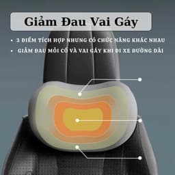 Bộ Tựa Gối Lưng Cao Su Non AWESOME Màu Sắc Trẻ Trung Hiện Đại Phù Hợp Với Ghế Xe Ô Tô Và Văn Phòng 5