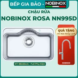 Chậu rửa bát NoBiNox NN995D 1