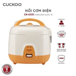 Nồi Cơm Điện Cuckoo CR-0331/IVDEVNCV – 0.54 Lít- lòng nồi chống dính- Sản xuất Hàn Quốc- Bản Quốc Tế 2