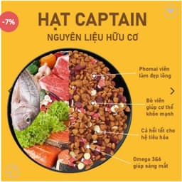 Hạt , Captian 3 toping GemLucky 6 Toping Cho Chó Giúp Tăng Cân , Mượt Lông 5