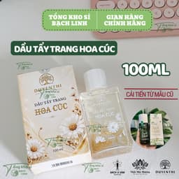 Dầu Tẩy Trang Hoa Cúc Duyên Thị - Chai 100ml bản 2026 - Mẫu mới của Dầu tẩy trang Bạch Khiết Duyên Thị 1