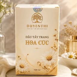 Dầu Tẩy Trang Hoa Cúc Duyên Thị - Chai 100ml bản 2026 - Mẫu mới của Dầu tẩy trang Bạch Khiết Duyên Thị 3