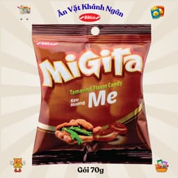 Combo Kẹo Cứng Migita Bibica Đủ Vị Gói Nhỏ 70g - HÀNG CHÍNH HÃNG 6