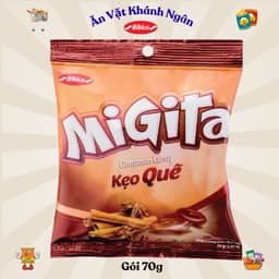 Combo Kẹo Cứng Migita Bibica Đủ Vị Gói Nhỏ 70g - HÀNG CHÍNH HÃNG 3