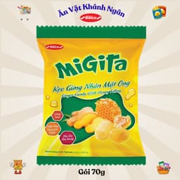 Combo Kẹo Cứng Migita Bibica Đủ Vị Gói Nhỏ 70g - HÀNG CHÍNH HÃNG 7