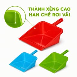 Xẻng Hốt Rác Nhựa Cán Nhật 5834 Nhựa PP GD35 - Xẻng Hót Rác Nhựa Cầm Tay 5834 Kích Thước 35x25x15cm 7