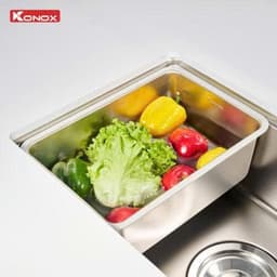 Chậu Rửa Bát 1 Hố Konox Dekor 8044SU | BẢO HÀNH 10 NĂM 6