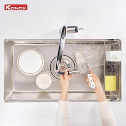 Chậu Rửa Bát 1 Hố Konox Dekor 8044SU | BẢO HÀNH 10 NĂM 5