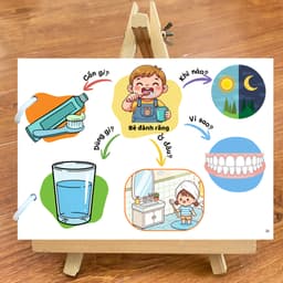 Thẻ Flash EVON BABY dạy bé tập nói - CHỦ ĐỀ TƯ DUY TẬP TRUNG 4