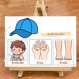 Thẻ Flash EVON BABY dạy bé tập nói - CHỦ ĐỀ TƯ DUY TẬP TRUNG 8