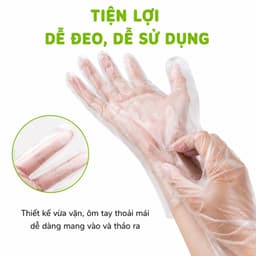 Găng Tay Nấu Ăn TPE Siêu Dai Family Deli 50 Cái An Toàn Thực Phẩm Co Giãn Tốt Dùng Một Lần Tiện Lợi GD60 5