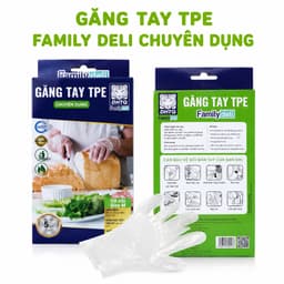 Găng Tay Nấu Ăn TPE Siêu Dai Family Deli 50 Cái An Toàn Thực Phẩm Co Giãn Tốt Dùng Một Lần Tiện Lợi GD60 2