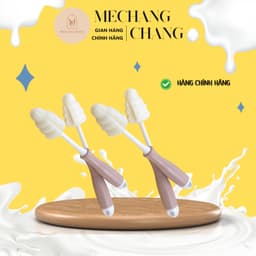 Cọ mút xốp cọ rửa núm ti bình sữa GROSMIMI Hàn Quốc 5