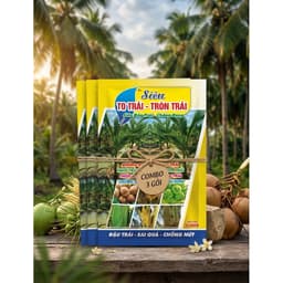 SIÊU DƯỠNG DỪA GIÚP TO TRÁI, LỚN TRÁI, TĂNG ĐẬU TRÁI, HẠN CHẾ RỤNG HOA VÀ TRÁI NON GÓI 35GR 2