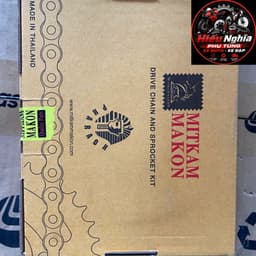 Nhông Sích Thái Đai Đỏ MikamMakon Lắp Chung Xe Dream, Wave Alpha Cũ, Wave ZX - Bộ Nhông Sên Dĩa. 8
