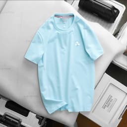 Áo thun nam basic màu pastel chất cotton cao cấp form suông bigisze 130kg - 3bros 5