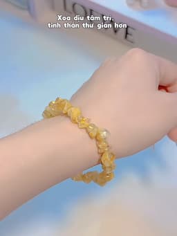 Vòng Tay Đá Phong Thủy Vòng Đá Thạch Anh TAROT ĐỒNG TÂM Giúp Chiêu Tài Lộc May Mắn & Năng Lượng Tích Cực 4