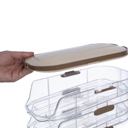 Khay Đựng Trứng Việt Nhật 5760-2/5760-3, Hộp Đựng Trứng Tủ Lạnh Có Nắp Bền Đẹp - DOMUS 6