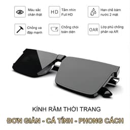 Gọng râm mát phân cực đi đường VX2,  Chống Tia Uv400 thời trang, đi biển lái xe [QUÀ] Hộp Đựng  Kính 5