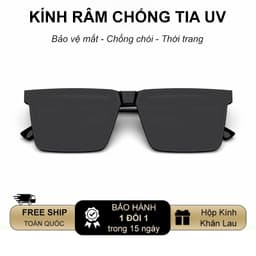 Gọng râm mát phân cực đi đường VX2,  Chống Tia Uv400 thời trang, đi biển lái xe [QUÀ] Hộp Đựng  Kính 4