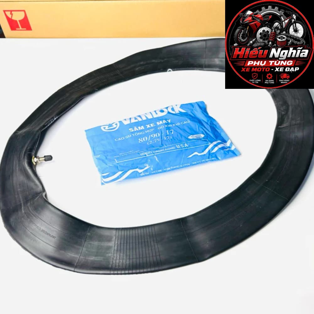 Ruột (Săm) Xe Máy VANLOCK Cao Cấp 80/90-17 (2.75-17) Công Nghệ Mỹ Chịu Tải Tốt