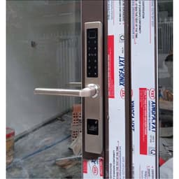 Khoá Điện Tử Vân Tay Laffer XF18 Phù Hợp Cửa Nhôm Xingfa , Cửa Sắt chống nước gắn ngoài trời inox 304 8
