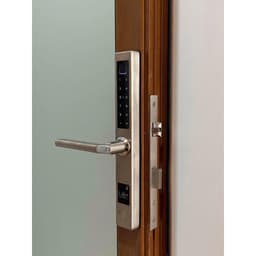 Khoá Điện Tử Vân Tay Laffer XF18 Phù Hợp Cửa Nhôm Xingfa , Cửa Sắt chống nước gắn ngoài trời inox 304 9