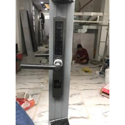 Khoá Điện Tử Vân Tay Laffer XF18 Phù Hợp Cửa Nhôm Xingfa , Cửa Sắt chống nước gắn ngoài trời inox 304 6