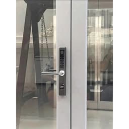 Khoá Điện Tử Vân Tay Laffer XF18 Phù Hợp Cửa Nhôm Xingfa , Cửa Sắt chống nước gắn ngoài trời inox 304 5