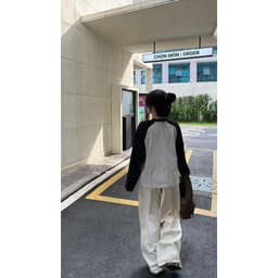 Áo Sweater Thu Đông Phối Tay Dài Hoạ Tiết Chấm Bi From Thụng Oversize Hottrend 4