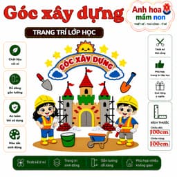 Góc xây dựng vải nỉ , mẫu mới 2026  đồ dùng mầm non, Tranh góc Steam , Steam mầm non , Tranh góc, trang trí lớp học, 2