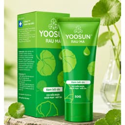 Kem bôi da Yoosun Rau Má (Hộp / Tuýp 50g ) chăm sóc làm mát dịu da,Sử dụng trường hợp bé bị rôm sảy,< BUNBUN SHOP 4