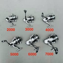 Máy Câu WuTu DL 2000 - 7000: Kim Loại Bạc Đạn 4+1, Độ Êm Mượt Tối Ưu 3