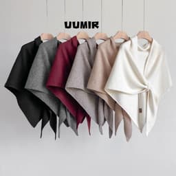 Khăn Choàng Len Nữ Dệt Kim Thoải Mái Phối Đồ 7