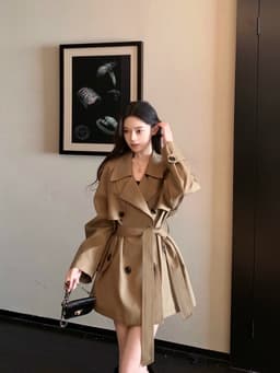 Áo Khoác Nữ Măng Tô Style Sang Chảnh Outfit Đi Café Đi Làm Dáng Ngắn Hiện Đại Chali AZ900 7